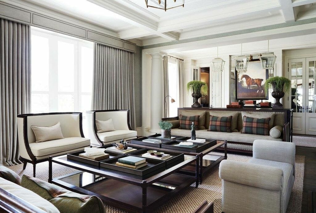 Living Room Scottish Luxury Tartan
